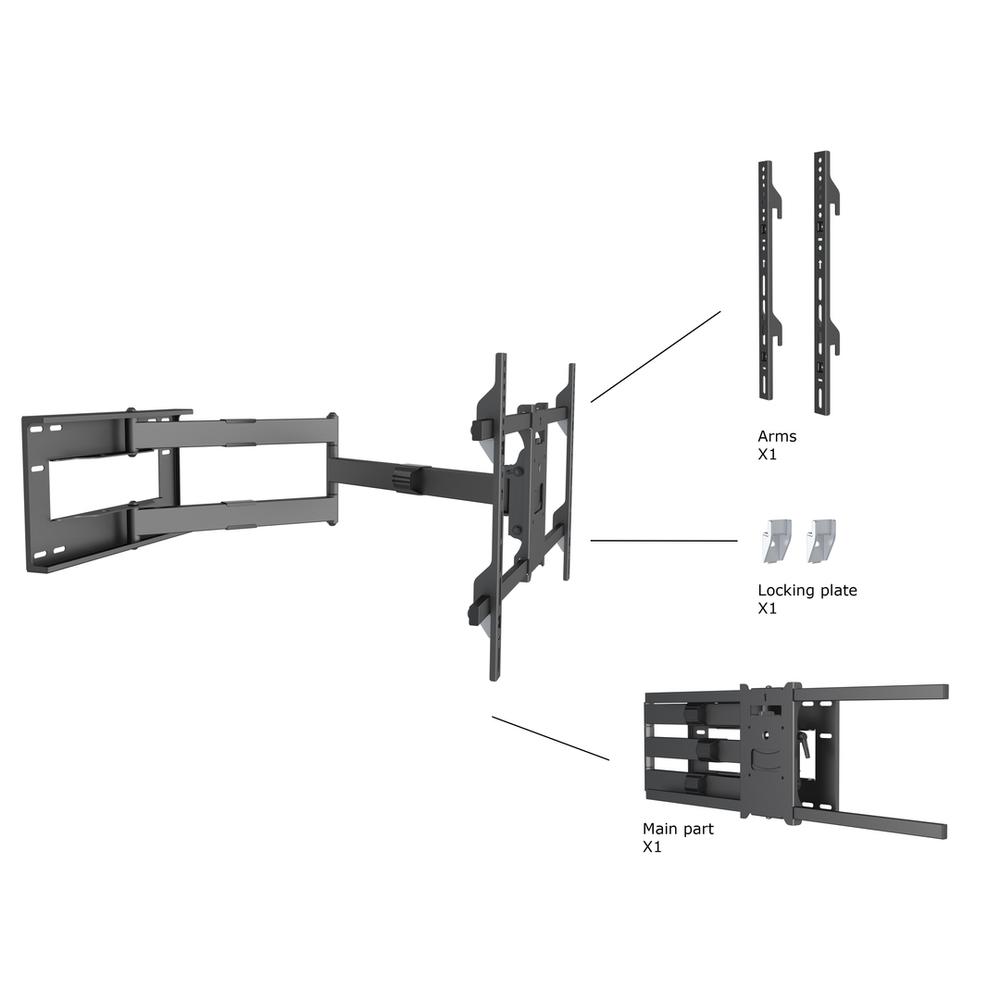 Multibrackets Universal Long Reach Armur 42"-75" - image 14 [18a8485230]
