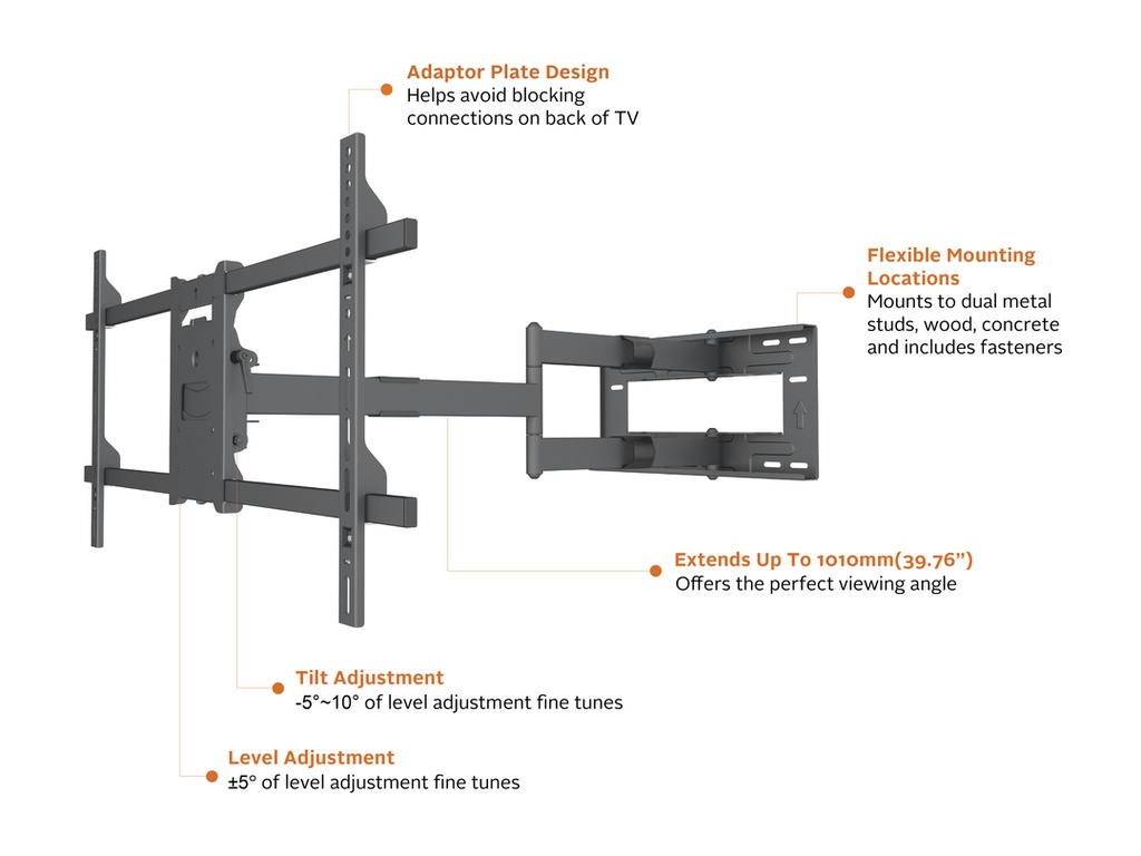 Multibrackets Universal Long Reach Armur 42"-75" - image 15 [446cce67c8]
