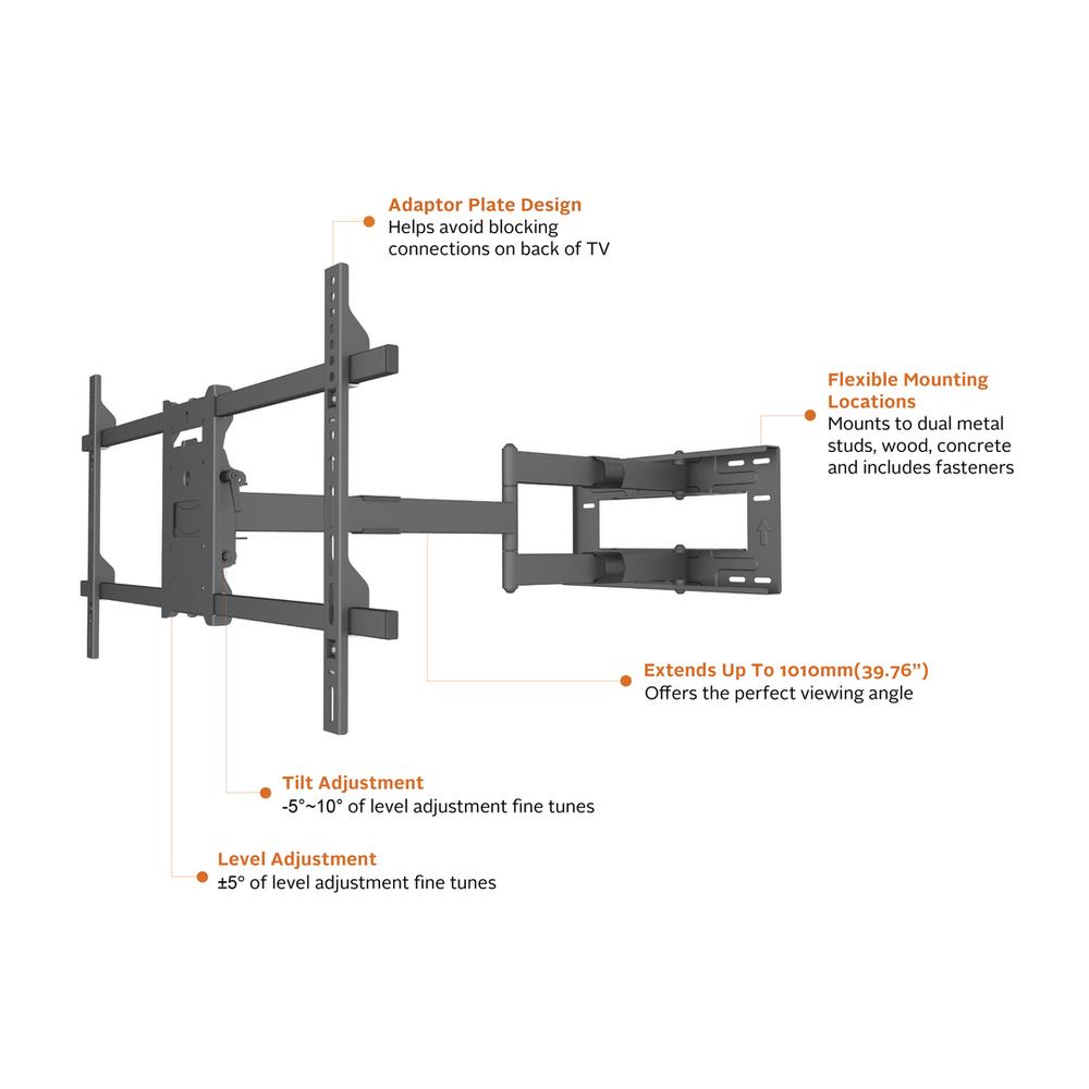 Multibrackets Universal Long Reach Armur 42"-75" - image 16 [33043f1136]