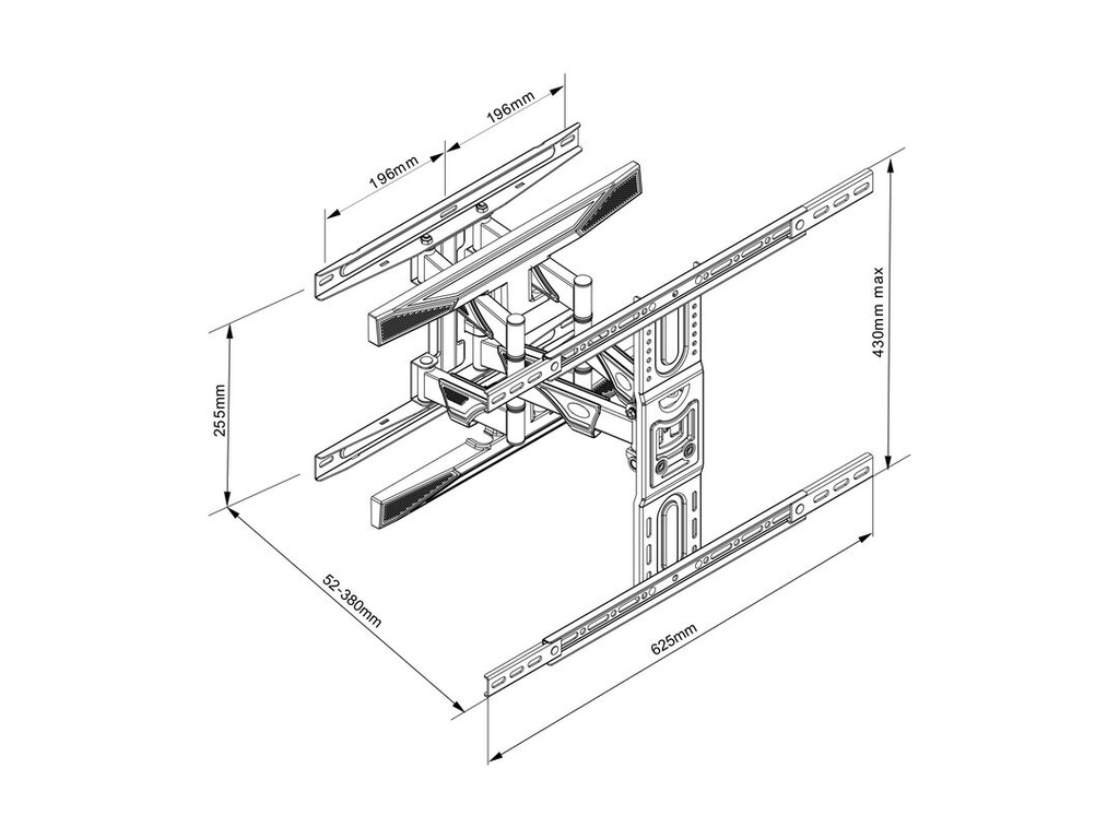 Multibrackets VESA FlexArm M Full Motion Dual 40-75" - image 11 [cc6d780d5c]