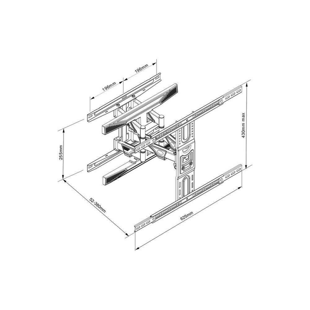 Multibrackets VESA FlexArm M Full Motion Dual 40-75" - image 12 [de74f87973]