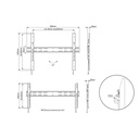 Multibrackets Universal Veggfesting Fixed X-Large 42"-90" 75kg - image 12 [2e3bd0dbeb]
