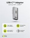 Goobay USB-C í USB-C 90° breytistykki - image 5 [21d0c8e85c]