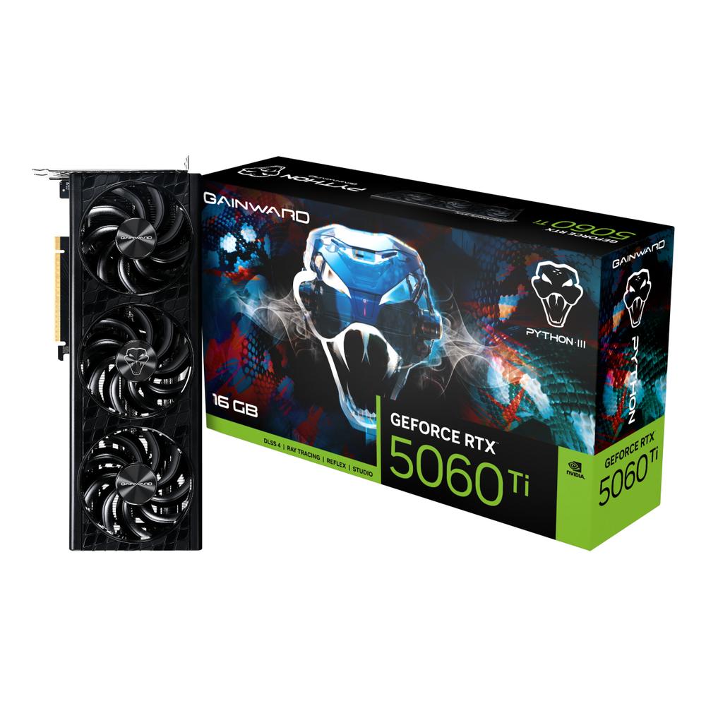 Gainward GeForce RTX 5060 Ti 16GB Python III V1 OC skjákort - image 18 [19fac5f71d]