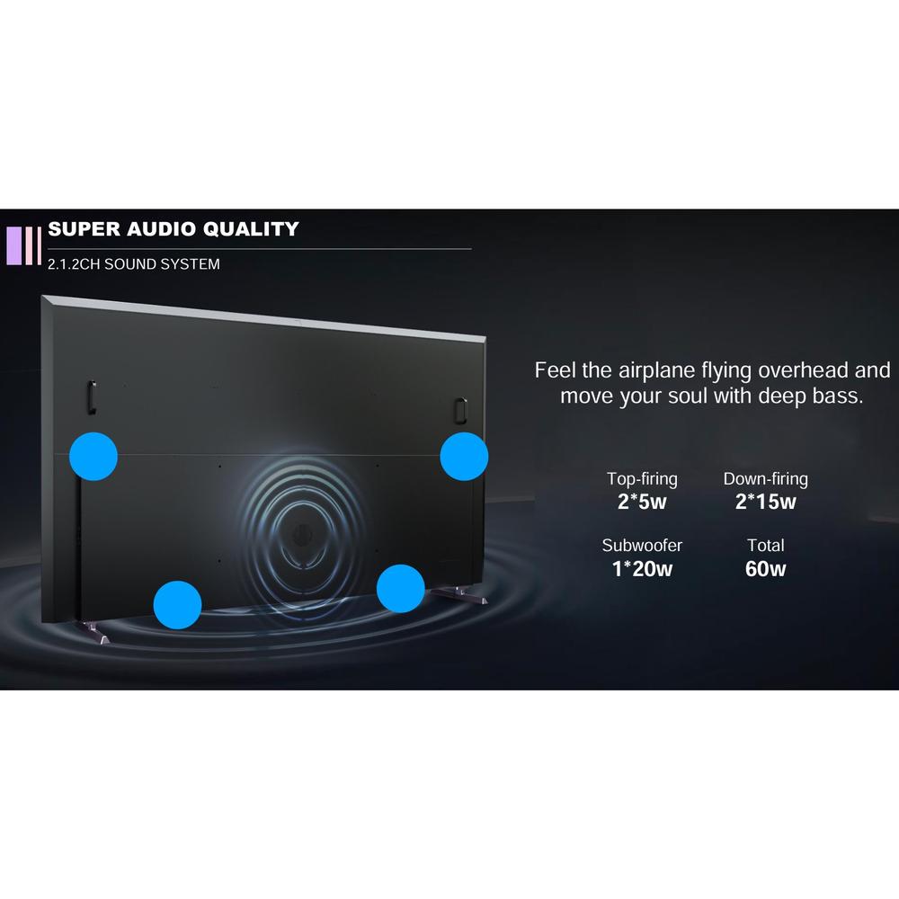 Metz 100" Max QLED+ 120Hz 4K Dolby Vision/Atmos Google TV snjallsjónvarp - image 18 [0dd345c0e8]