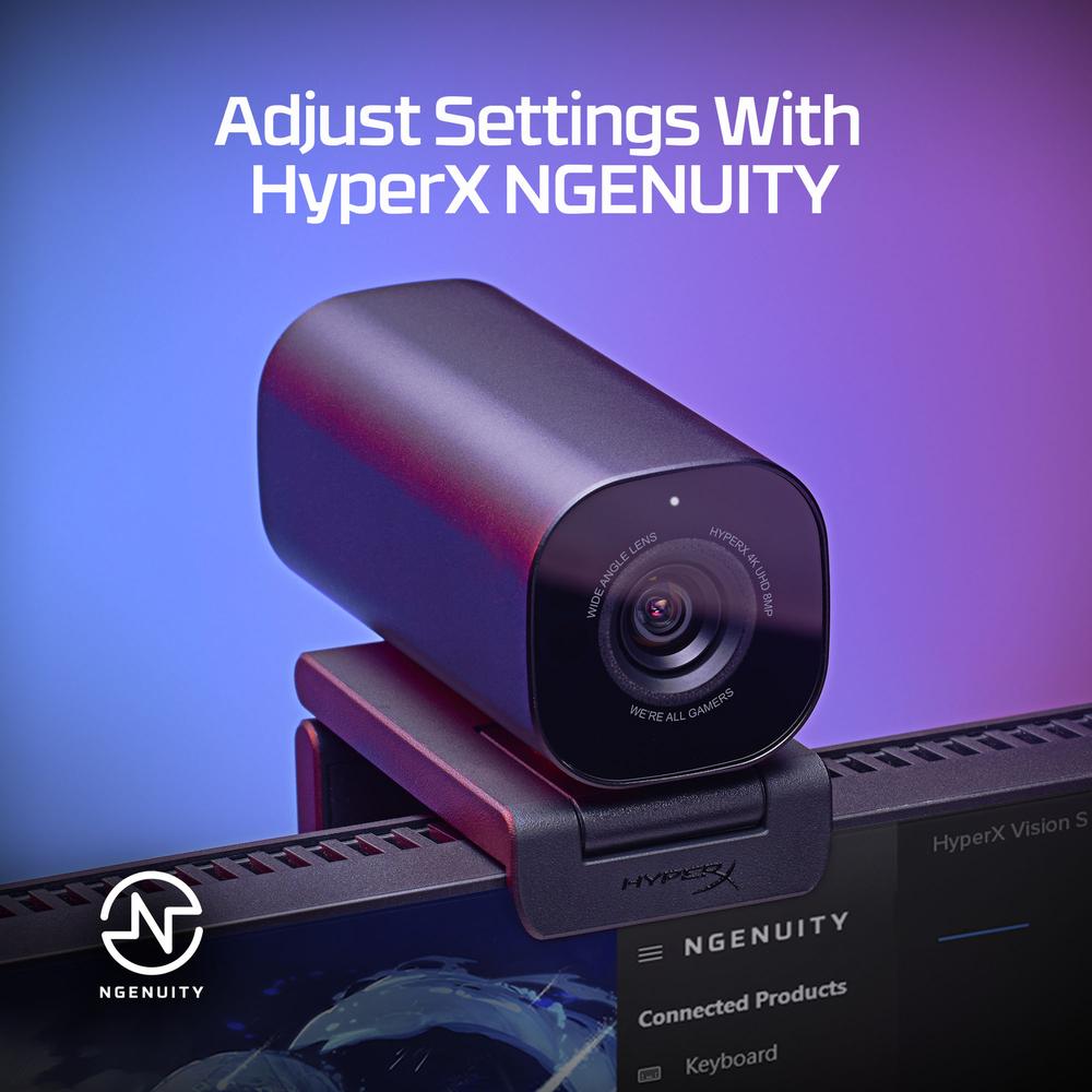 HyperX Vision S 4K UHD 90°FOV 8MP Sony STARVIS vefmyndavél - image 20 [9541102689]