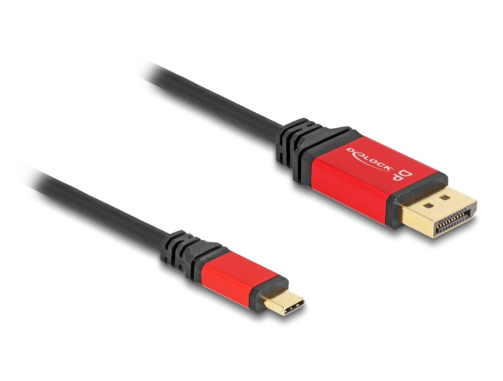 USB-C í DisplayPort 1.4 4K 144Hz, hann/hann, 1 metri - image 2 [423f259cf5]