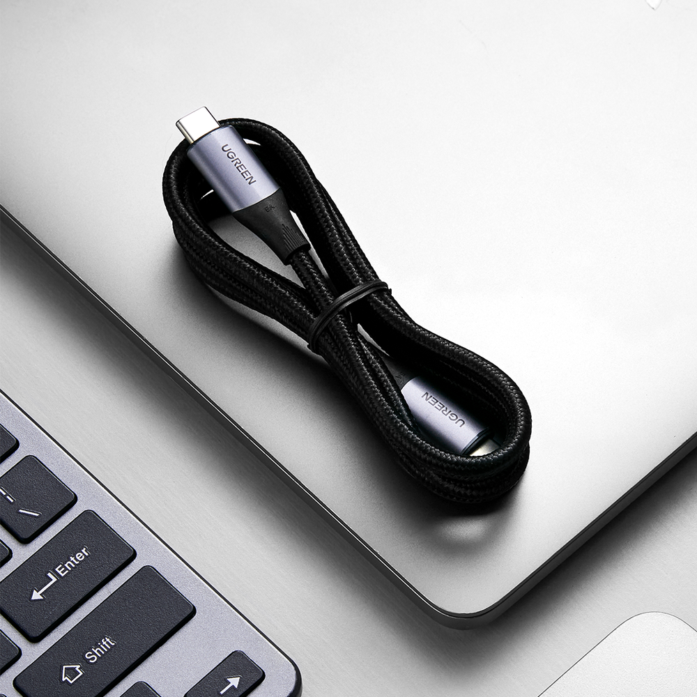 UGREEN 240W USB-C 3.2 Gen 2 kapall, 1 metri, svört - image 8 [70f6c2fc7e]