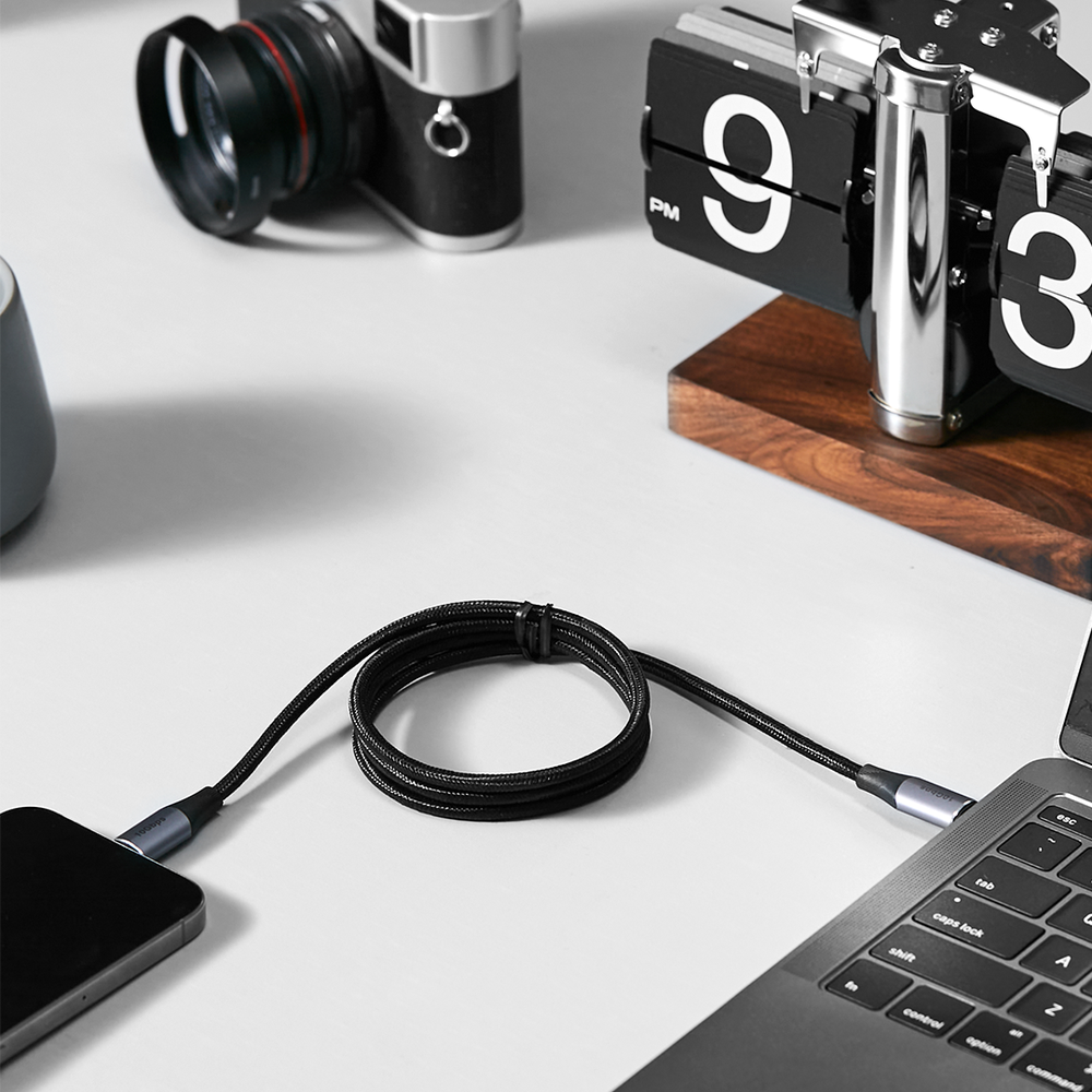 UGREEN 240W USB-C 3.2 Gen 2 kapall, 1 metri, svört - image 12 [8050cabbcd]