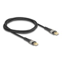 Delock USB-C PD 3.0 100W kapall, 1 metrar, svartur/glær - image 2 [0caaf7dfdd]