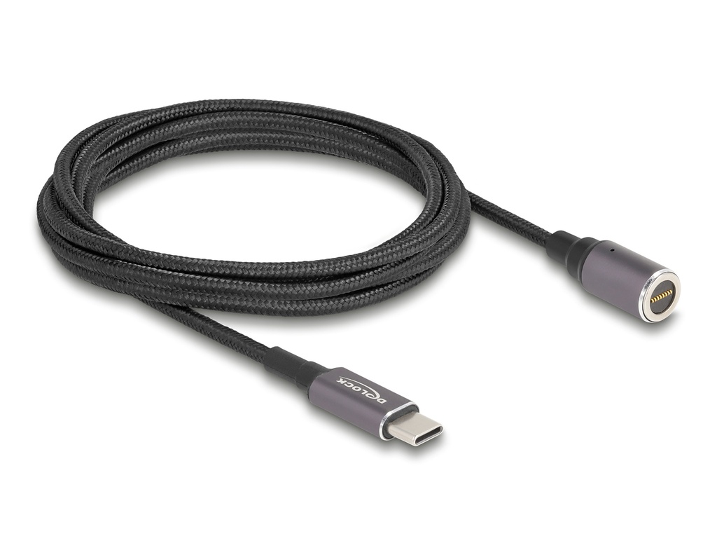 Delock USB-C í 8-pinna segultengi fyrir fartölvu, hann/hún, 1.8 metrar - image 3 [578073effc]