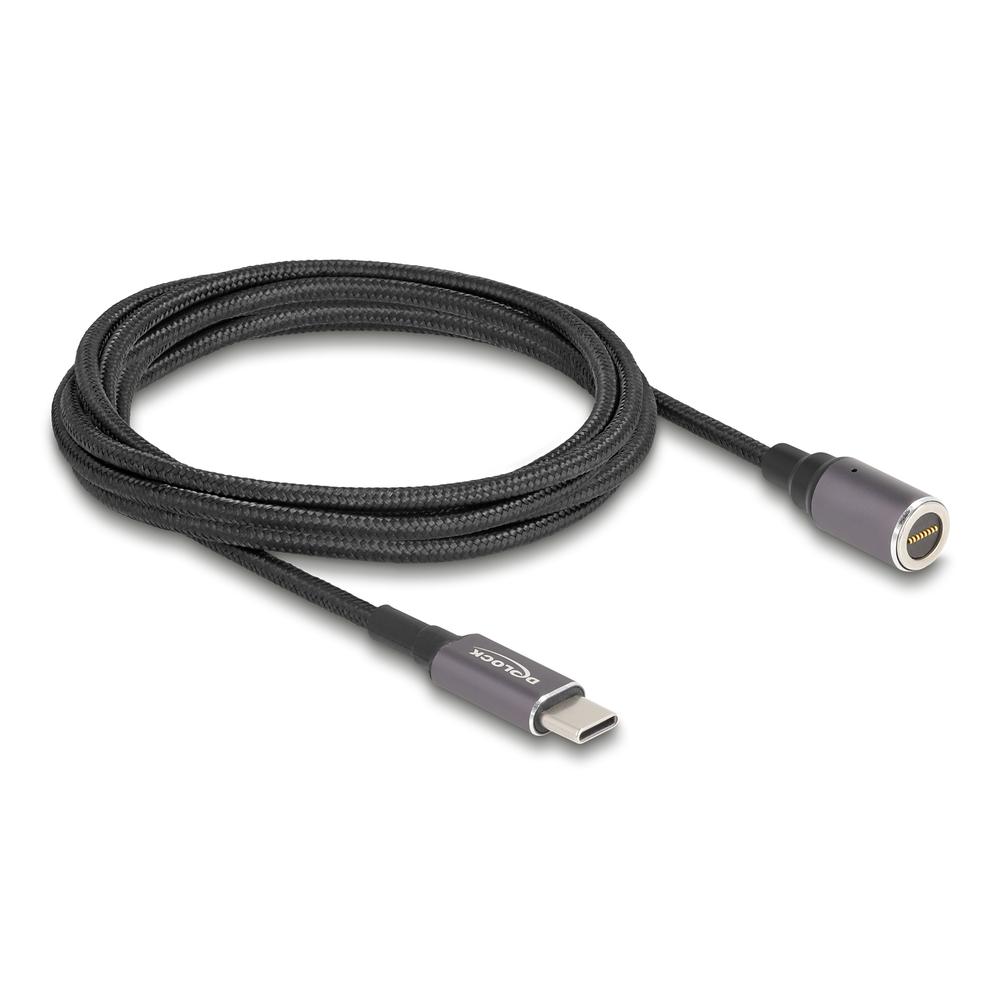 Delock USB-C í 8-pinna segultengi fyrir fartölvu, hann/hún, 1.8 metrar - image 4 [c25937505b]