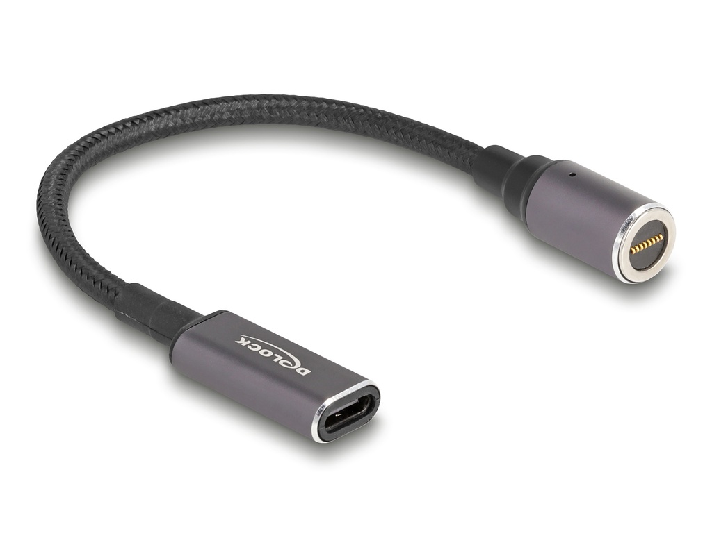 Delock USB-C í 8-pinna segultengi fyrir fartölvu, hún/hún, 15cm - image 3 [0a74cf4cd0]