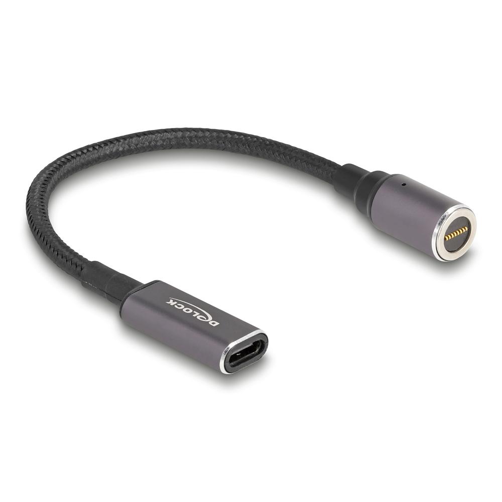 Delock USB-C í 8-pinna segultengi fyrir fartölvu, hún/hún, 15cm - image 4 [69e502755c]