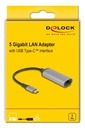 Delock USB-C í RJ45 5GbE netkort, silfur - image 3 [0045192341]
