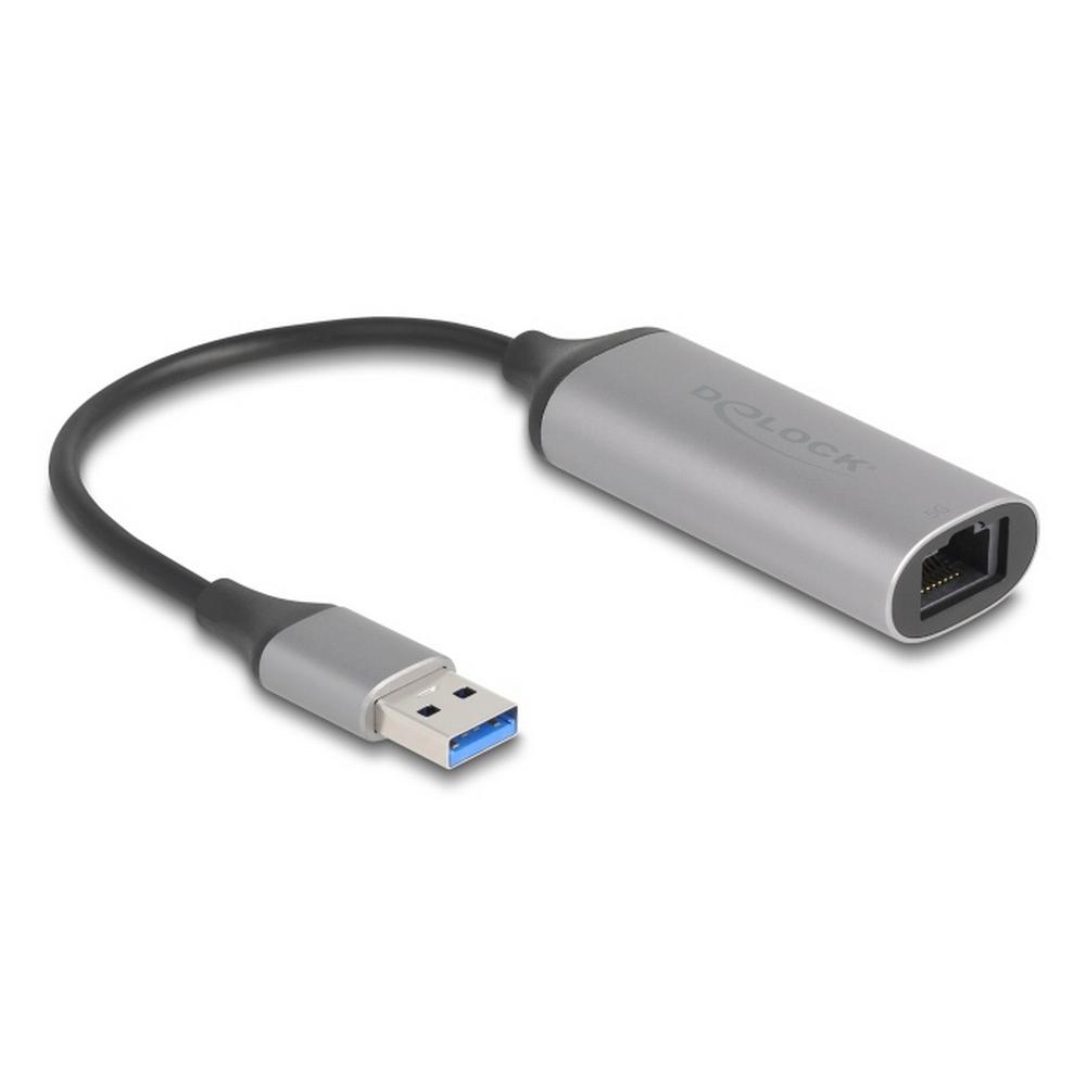 Delock USB í RJ45 5GbE netkort, silfur - image 2 [377db64636]