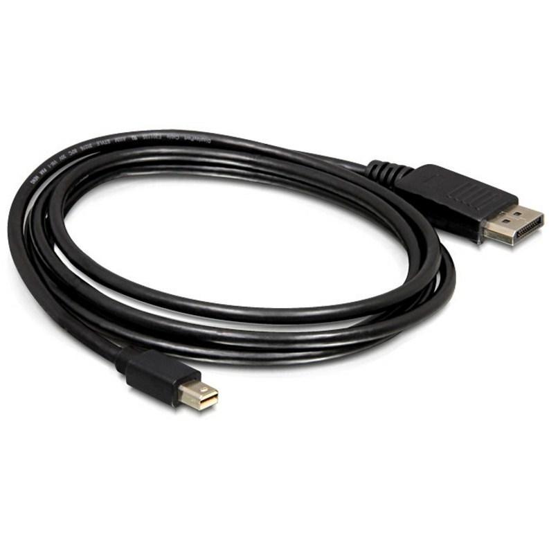 Delock Mini DisplayPort í DisplayPort kapall, hann/hann, 2 metrar - image 2 [67d7be30c9]