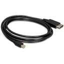 Delock Mini DisplayPort í DisplayPort kapall, hann/hann, 2 metrar - image 2 [67d7be30c9]
