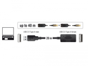 Delock USB2.0 A-A framlengingarkapall Active, 20 metrar - image 3 [8246d8aba2]