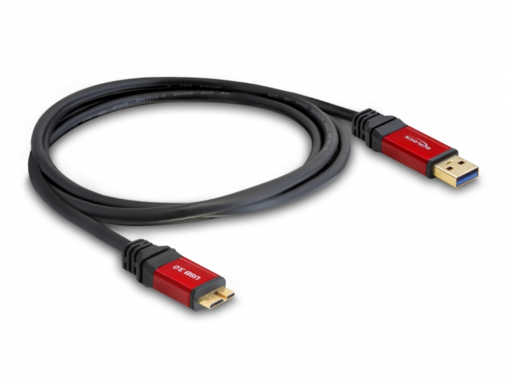 USB3.0 A í Micro-B kapall, premium, 2 metrar - image 2 [5930d4adf5]