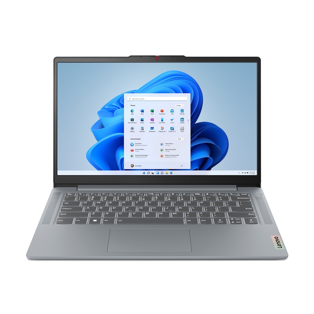 Lenovo IdeaPad Slim 3 fartölva, 14" FHD R5-7520U 16/512GB W11, Luna Grey - image 2 [7d6c3131f2]