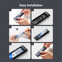 UGREEN USB-C M-Key 10Gpbs, 0.5m kapall, M.2 hýsing - image 9 [8ec2a56a0b]