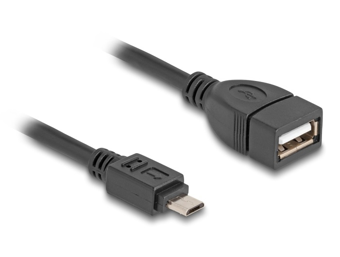 Micro-B USB í USB-A 2.0 breytikapall, 11cm - image 2 [cb928c0d55]