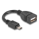 Micro-B USB í USB-A 2.0 breytikapall, 11cm - image 4 [d2fede6a08]