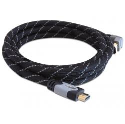 Delock HDMI 1.4 kapall með Ethernet, hann/hann angled, 4K, 3 metrar - image 2 [36c1b534a3]
