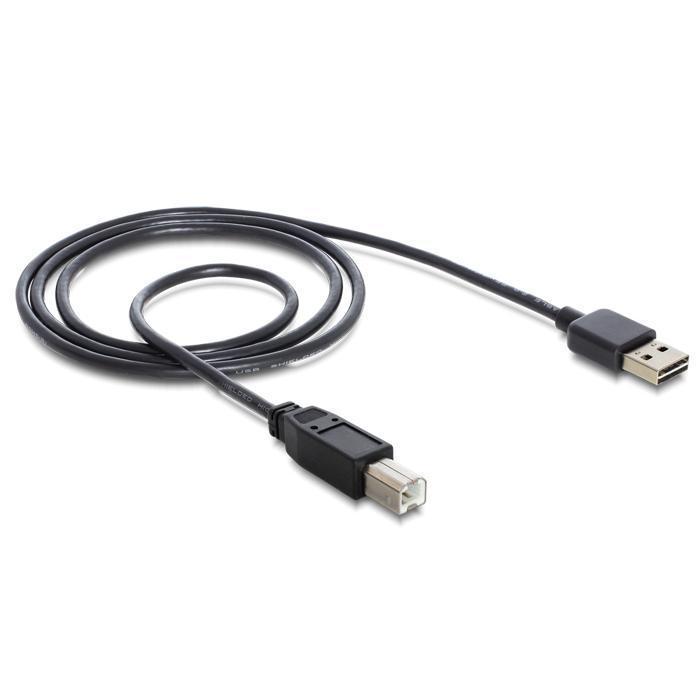 EASY-USB2.0 A-B kapall, 2 metrar, svartur - image 2 [2d017d97a7]