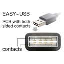 EASY-USB2.0 A-B kapall, 2 metrar, svartur - image 3 [aeb1192dcf]