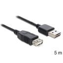 EASY-USB2.0 A-A framlengingarkapall, 5 metrar, svartur - image 2 [4e091d59a9]