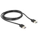 EASY-USB2.0 A-A kapall, 1 metri, svartur - image 2 [1321295d6f]
