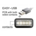 EASY-USB2.0 A-A kapall, 1 metri, svartur - image 4 [72a252e161]