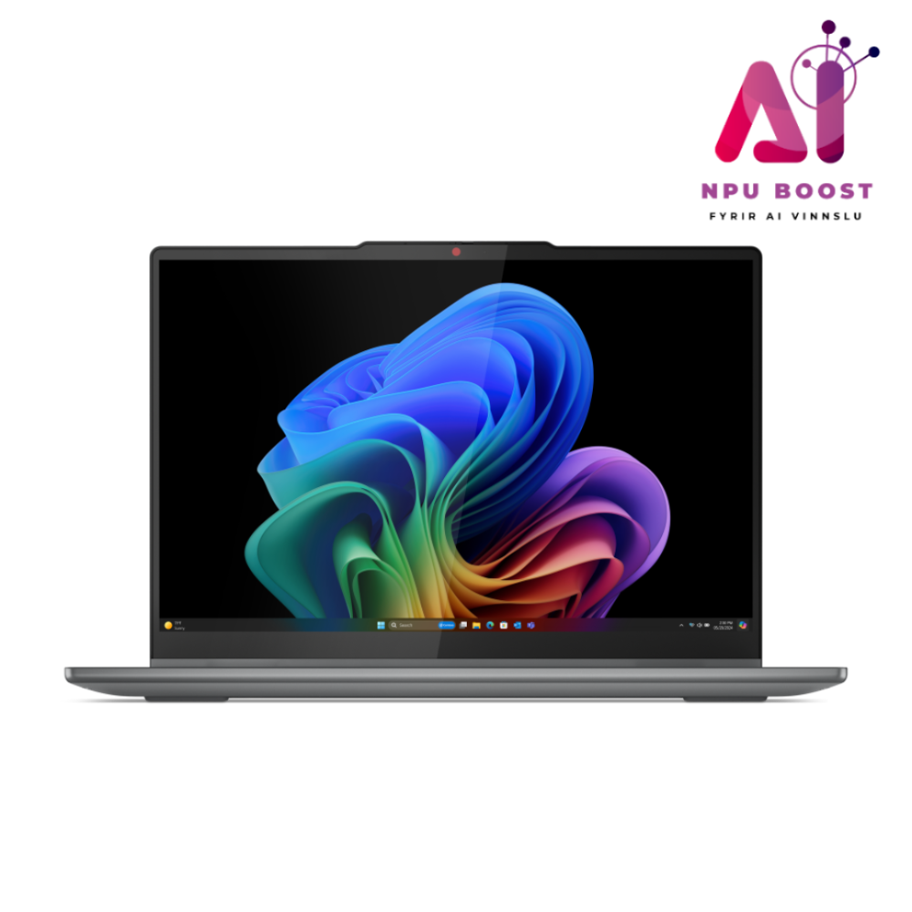 Lenovo Flex 5 2in1 AI+ fartölva, 14" OLED FHD+ X1 Elite 26-100 AI 16/512GB W11ARM, Luna Grey - image 2 [1cb6813385]