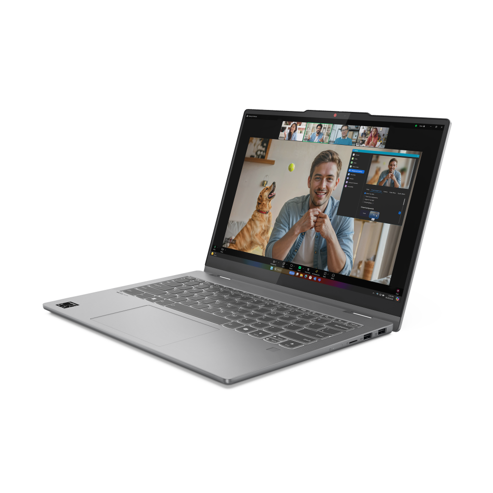Lenovo Flex 5 2in1 AI+ fartölva, 14" OLED FHD+ X1 Elite 26-100 AI 16/512GB W11ARM, Luna Grey - image 7 [dffa1155b0]
