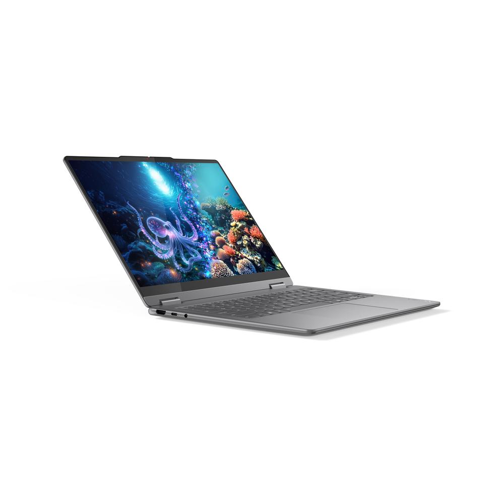 Lenovo Yoga 7 2in1 AI+ fartölva, 14" OLED FHD+ Intel Ultra 5-226V 16/512GB W11, Storm Grey - image 6 [7b7e6c5078]