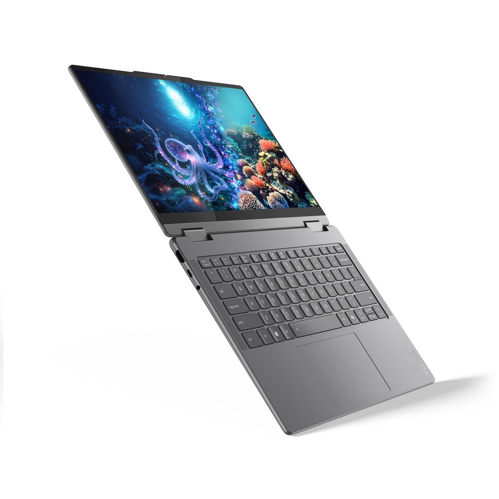 Lenovo Yoga 7 2in1 AI+ fartölva, 14" OLED FHD+ Intel Ultra 5-226V 16/512GB W11, Storm Grey - image 16 [039ed1789d]
