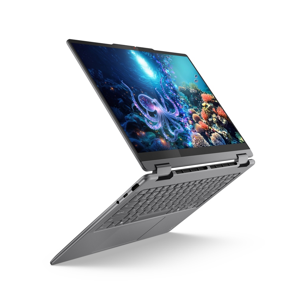 Lenovo Yoga 7 2in1 AI+ fartölva, 14" OLED FHD+ Intel Ultra 5-226V 16/512GB W11, Storm Grey - image 20 [1408de2868]