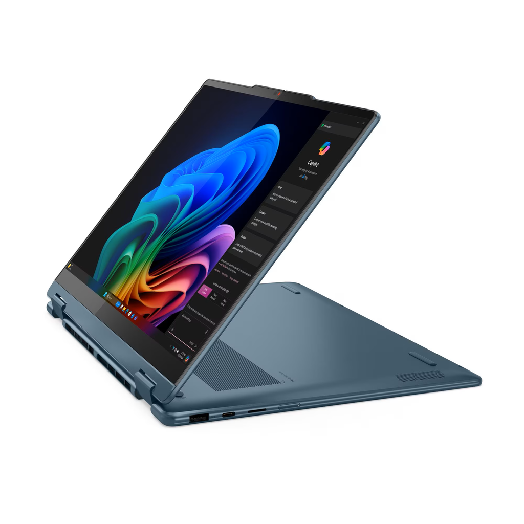 Lenovo Yoga 7 2in1 AI+ fartölva 14" OLED FHD+ Ryzen AI-I7-350 16/512GB, W11, ísl. lykl., penni, 3ár, nps, Tidal Teal - image 7 [83610e6e1c]