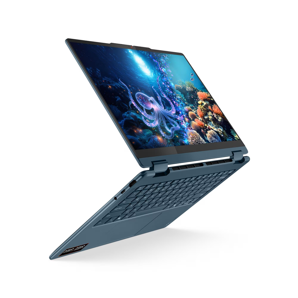 Lenovo Yoga 7 2in1 AI+ fartölva 14" OLED FHD+ Ryzen AI-I7-350 16/512GB, W11, ísl. lykl., penni, 3ár, nps, Tidal Teal - image 17 [cb85727c8a]