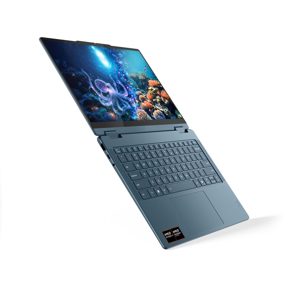 Lenovo Yoga 7 2in1 AI+ fartölva 14" OLED FHD+ Ryzen AI-I7-350 16/512GB, W11, ísl. lykl., penni, 3ár, nps, Tidal Teal - image 20 [91109c0f30]