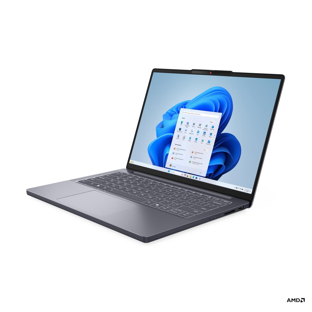 Lenovo IdeaPad Slim 3 fartölva, 14" OLED FHD+ R5-7535HS 16/512GB W11, Luna Grey - image 2 [7e60350e77]