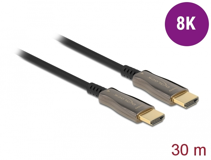 Delock Optical Active HDMI 8K 60Hz kapall, 30 metrar - image 2 [d684c85e11]