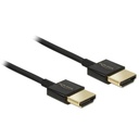 Delock HDMI Slim kapall, 4K 60Hz, hann/hann, 50 cm, svartur - image 2 [1c06770463]