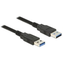 USB3.0 A-A kapall, 2 metrar, hann/hann, svartur - image 2 [e2a0b10bbf]