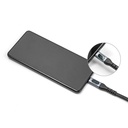 Delock USB-C 40Gbps PD 3.1 240W DP 1.4 8K hleðslukapall með LED skjá, 1m, málmgrár - image 10 [81a85d043f]