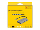 Delock USB-C 4K 85W fartölvudokka með 2x skjátengum - image 4 [4026b66ce3]