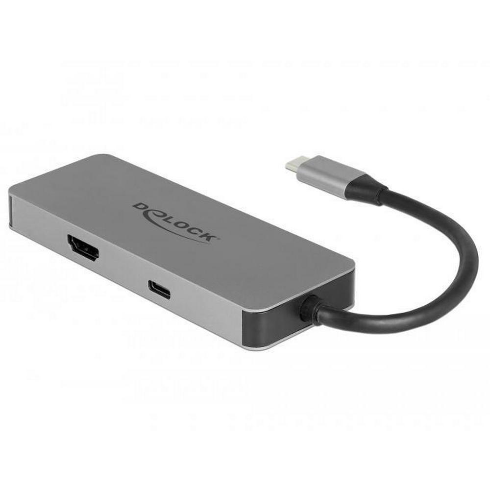 Delock USB-C 4K 87W fartölvudokka með skjátengi - image 4 [26b2d2c86b]