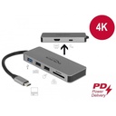 Delock USB-C 4K 87W fartölvudokka með skjátengi - image 5 [2bb465a316]